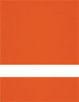 Clear Matte on Orange color swatch