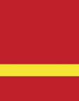 Red on Yellow color swatch